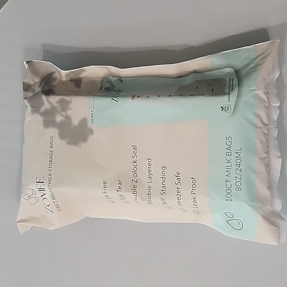 Zomee Breast Milk Storage Bags 100 count